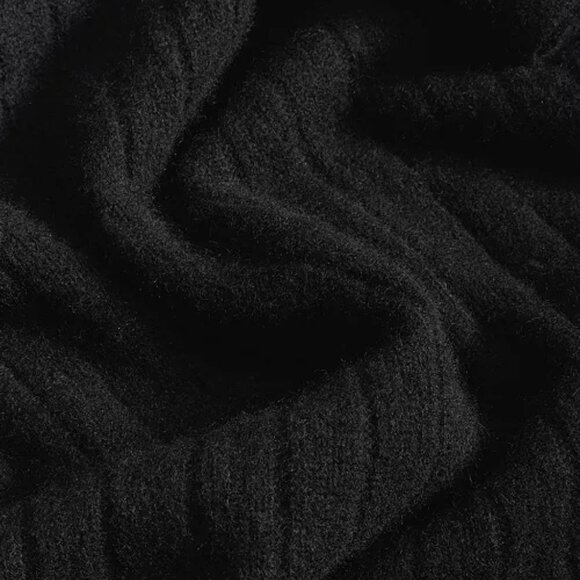 Ribbed 100% Cashmere Scarf NEW W TAGS - Picture 2 of 2
